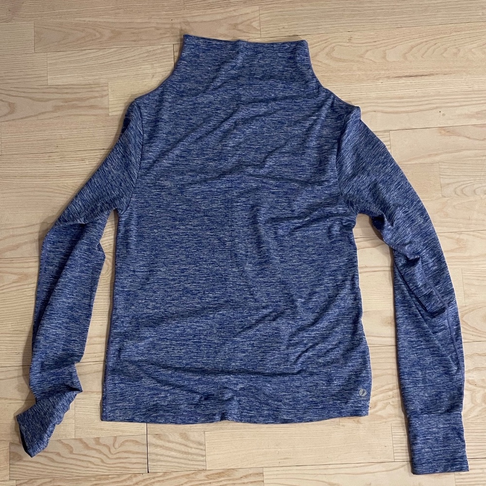 Oiselle Luxe Long Sleeve Mock Neck Running Top